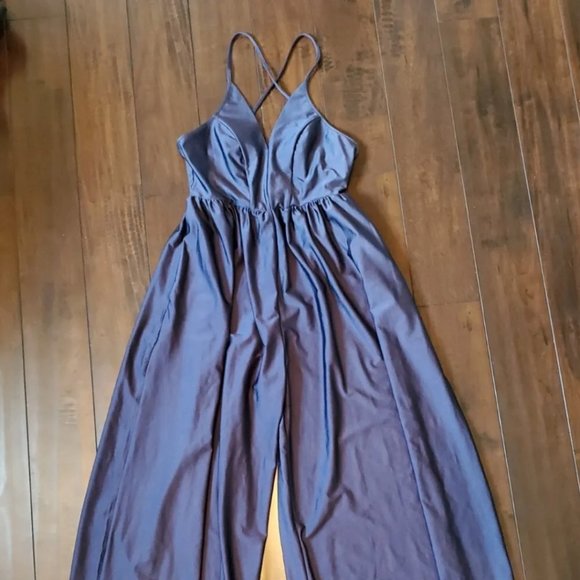 Urban Outfitters Dresses & Skirts - Urban Outfitters Gia Blue Shimmer Jumpsuit